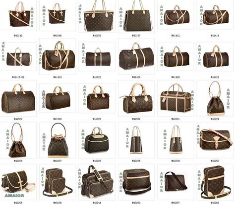 lv bag names|louis vuitton handbag style names.